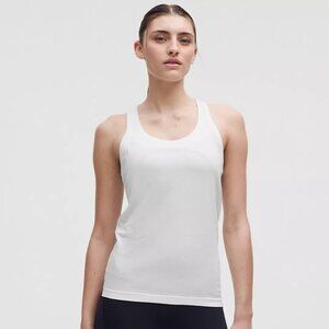 Swiftly Tech Racerback Tank Top 2.0 Hip Length - White